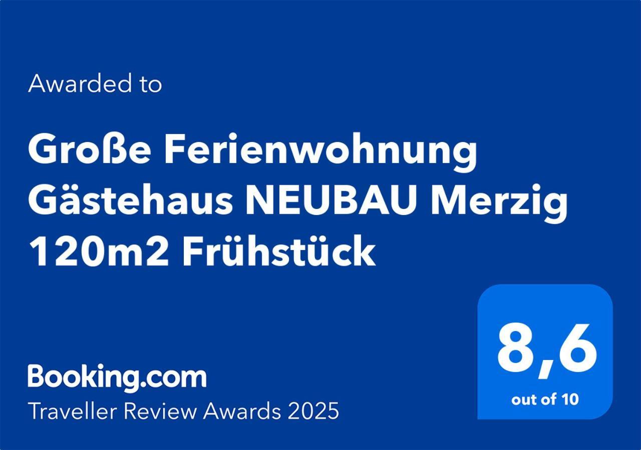 Grosse Ferienwohnung Gaestehaus Neubau Merzig 120M2 Extérieur photo